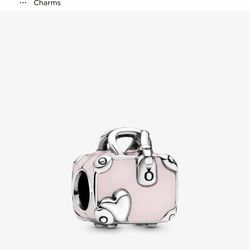 Pandora Pink Travel Bag Charm