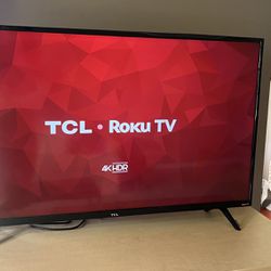 TCL 42” Roku Smart TV
