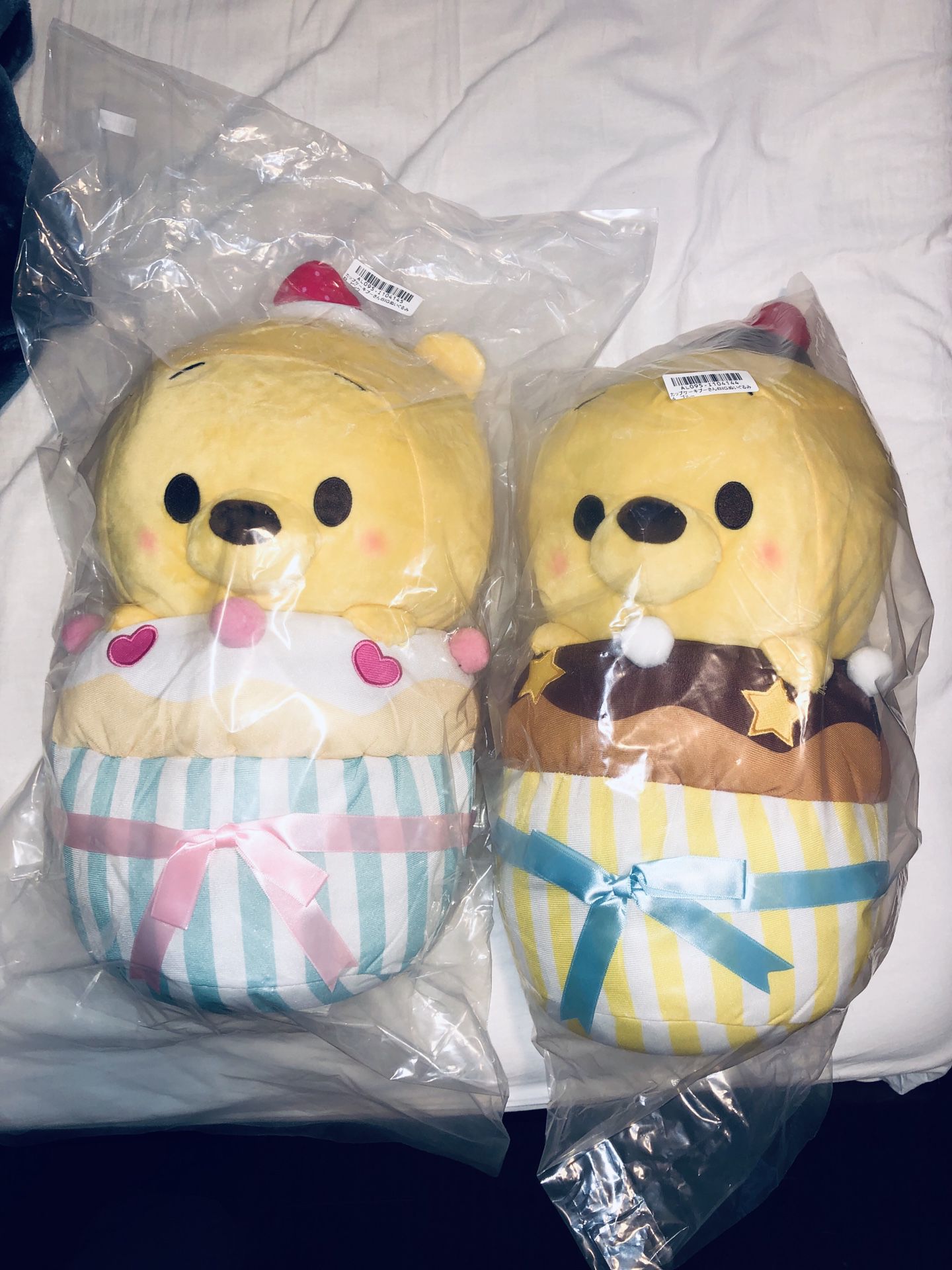 Disney Winnie The Pooh Cupcake plushies