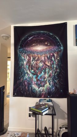 Galactic Jellyfish Tapestry