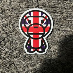 A Bathing Ape Union Jack Baby Milo Sticker