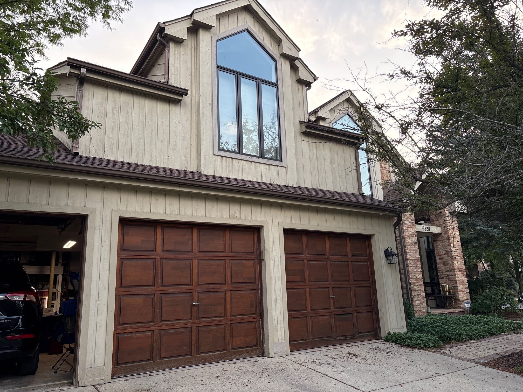 8x7 Wood Garage Doors