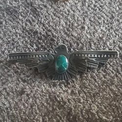 Sterling Silver Bird Brooch