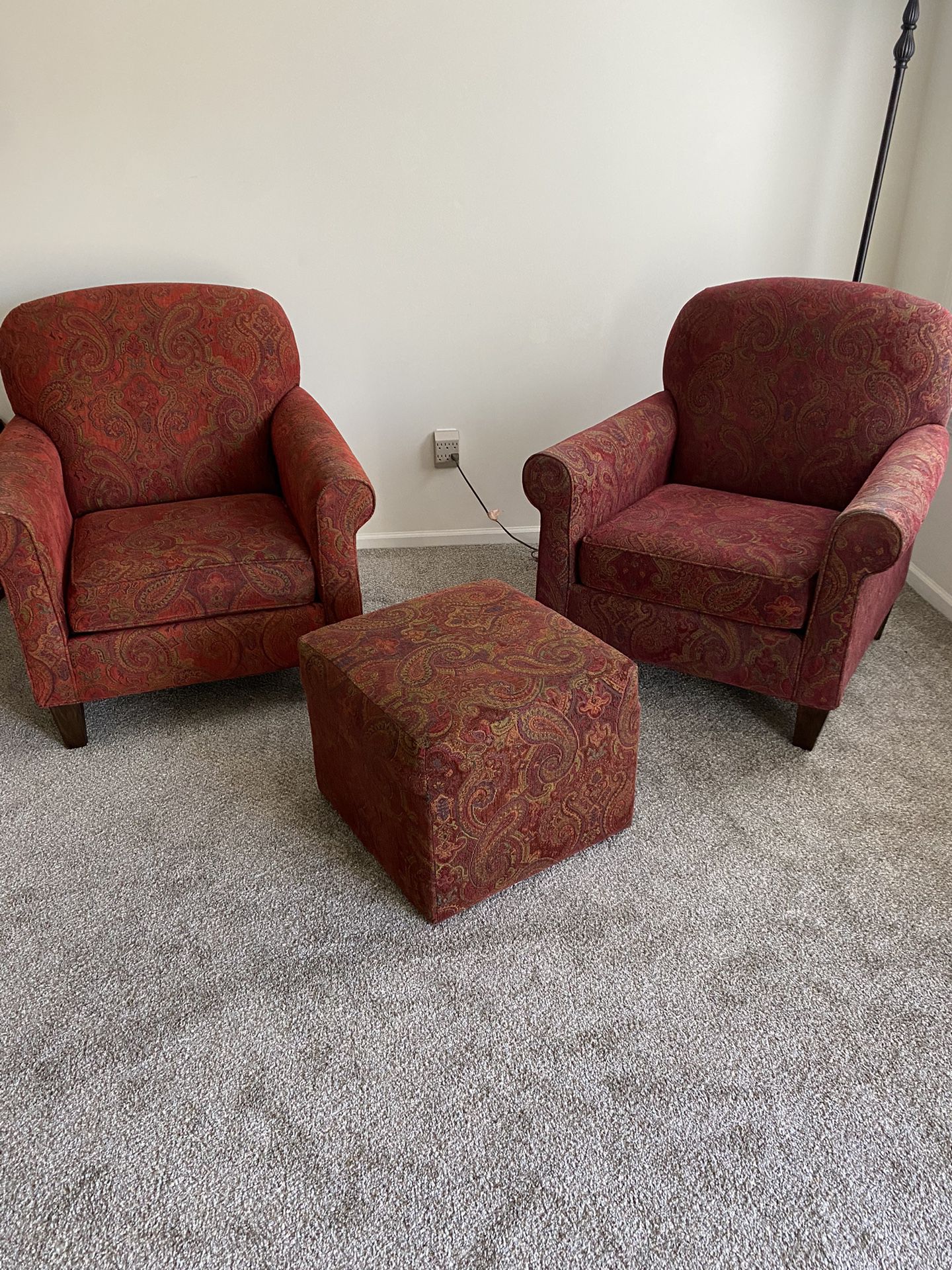 Armchairs and Ottoman For Sale!