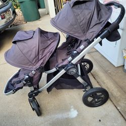 City Select Double Stroller WITH ATTACHMENTS