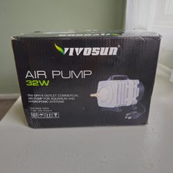 VIVOSUN 950 GPH Commercial Aquarium Air Pump – 6 Outlets – Quiet & Powerful