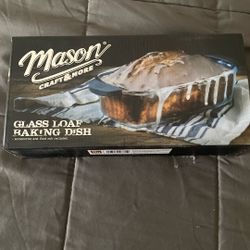 Xmas special!!! Mason craft & more Glass Loaf Baking Dish 