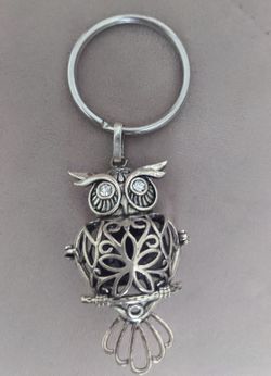 Owl lock it keychain