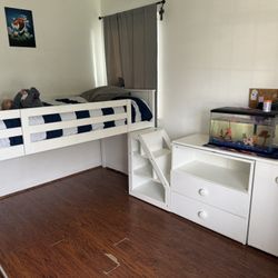 Bunk Bed With Desk 