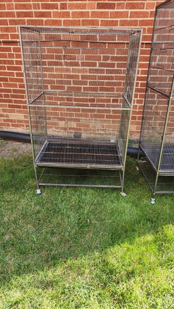 Large Metal Bird Cage with Stand