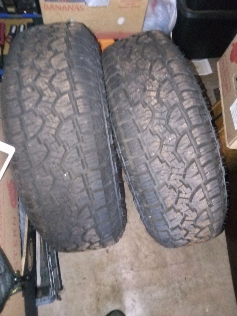 Toyota Tacoma 16 Inch Wheels And Tires Almost New All Terrain Tires 245 75 R 16 