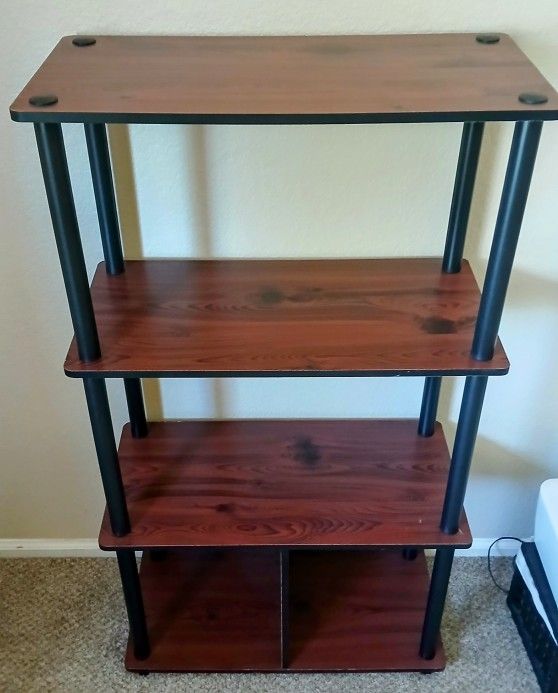 Shelf Stand With 2 Area For Storage Baskets
