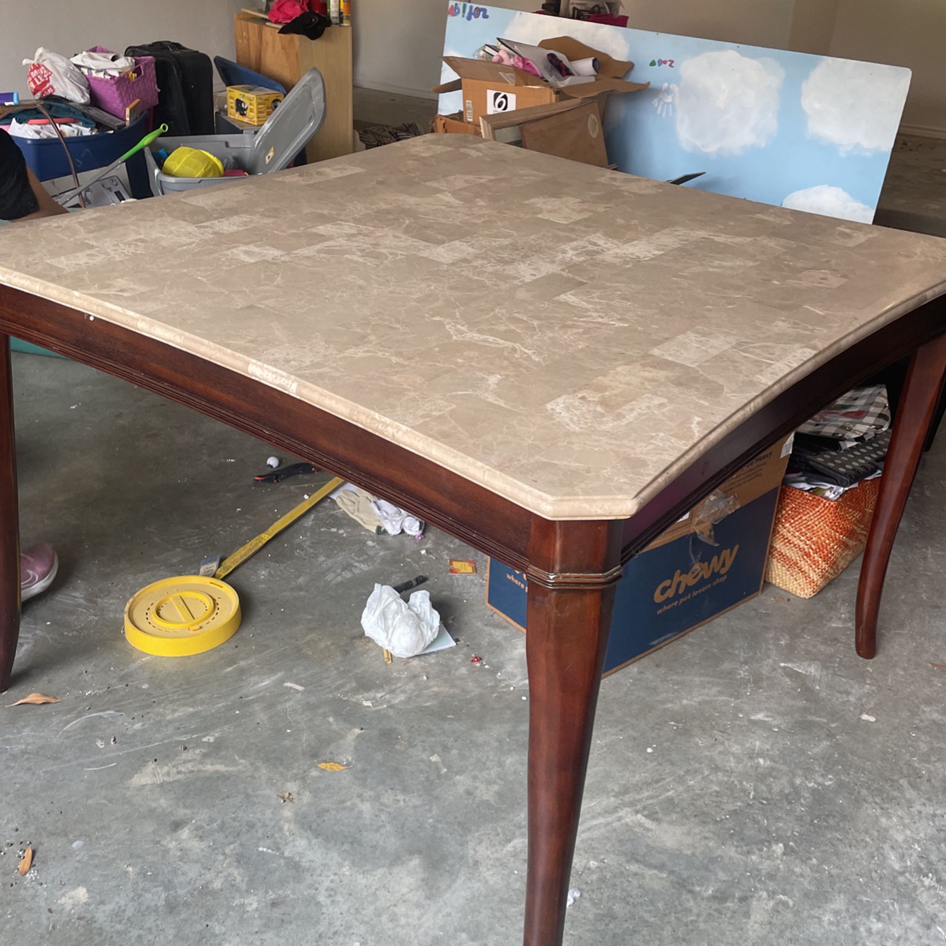 Marble table $100