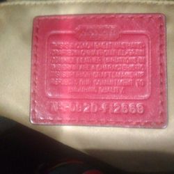 Vintage Coach Leather Purse 