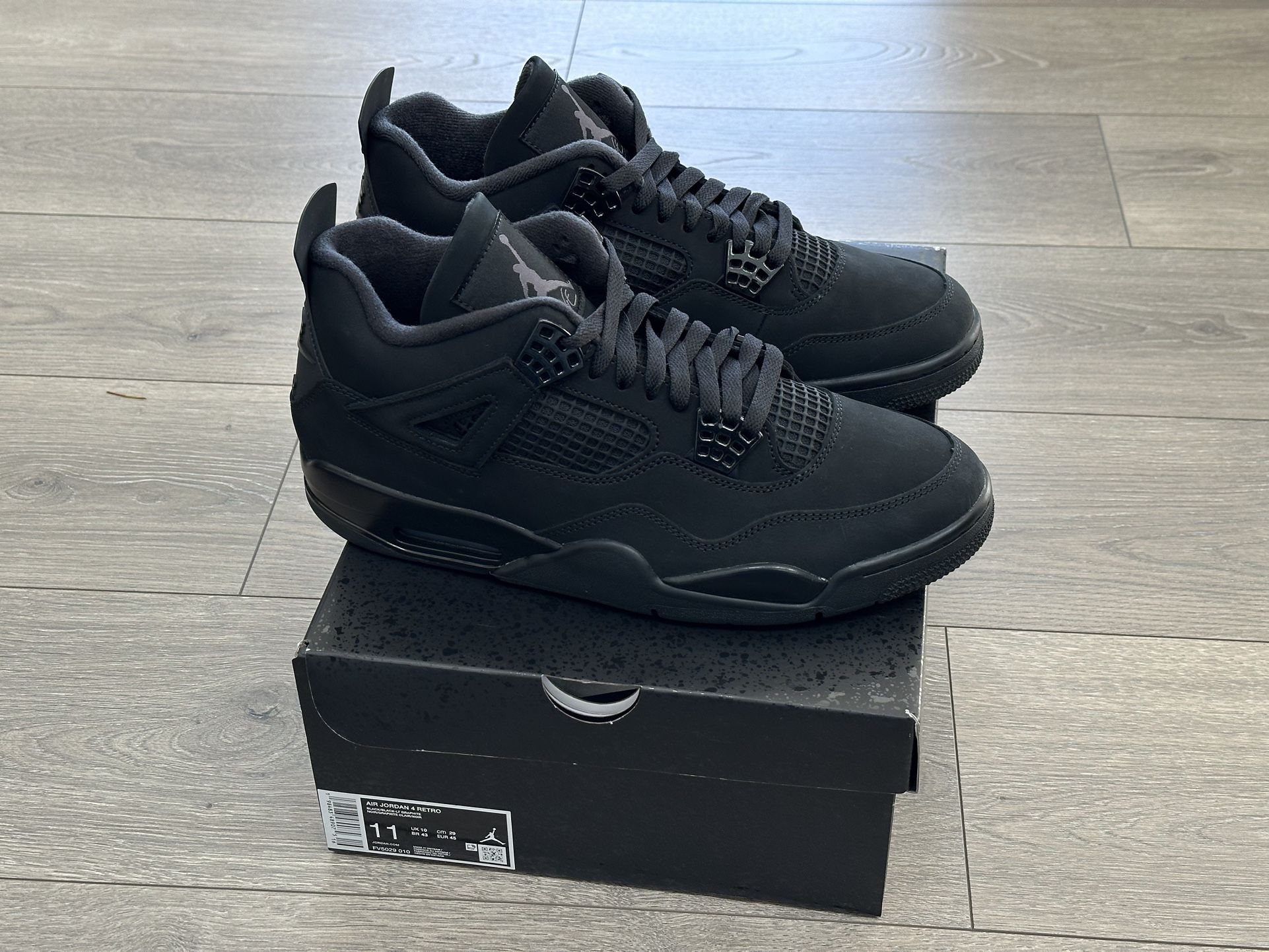 Nike Air Jordan 4 OG - Black Cat  - Men’s 11