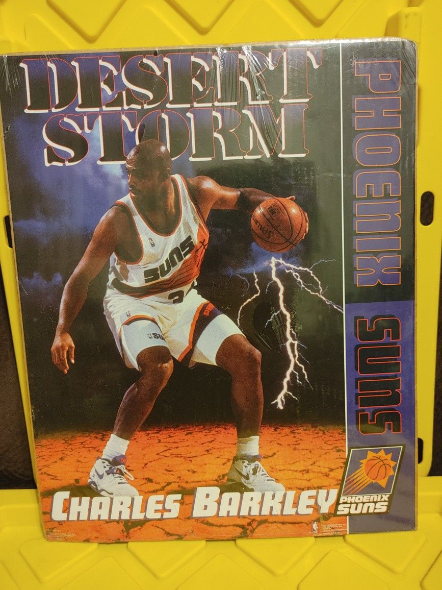 Vintage 1992 NBA Charles Barkley Poster