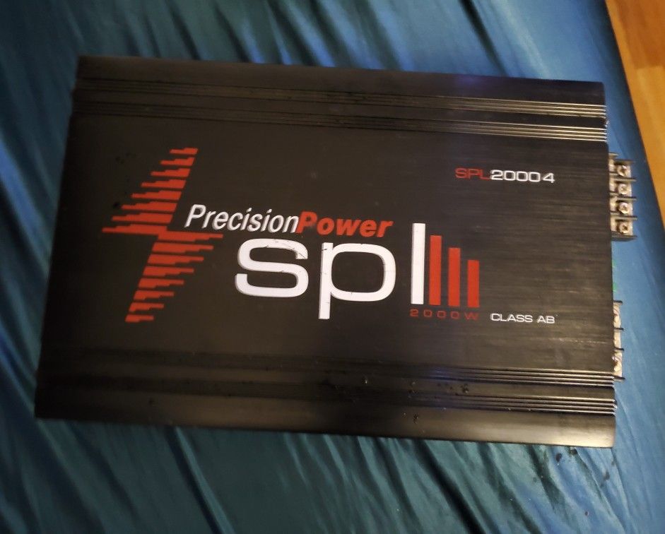 SPL Audio SPL20004 4 Channel Amplifier, 1000W RMS/2000W MAX