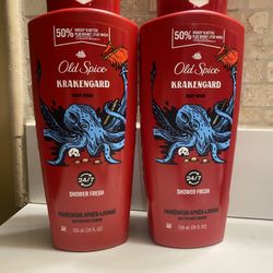 Old Spice Body Wash. Krakengard.