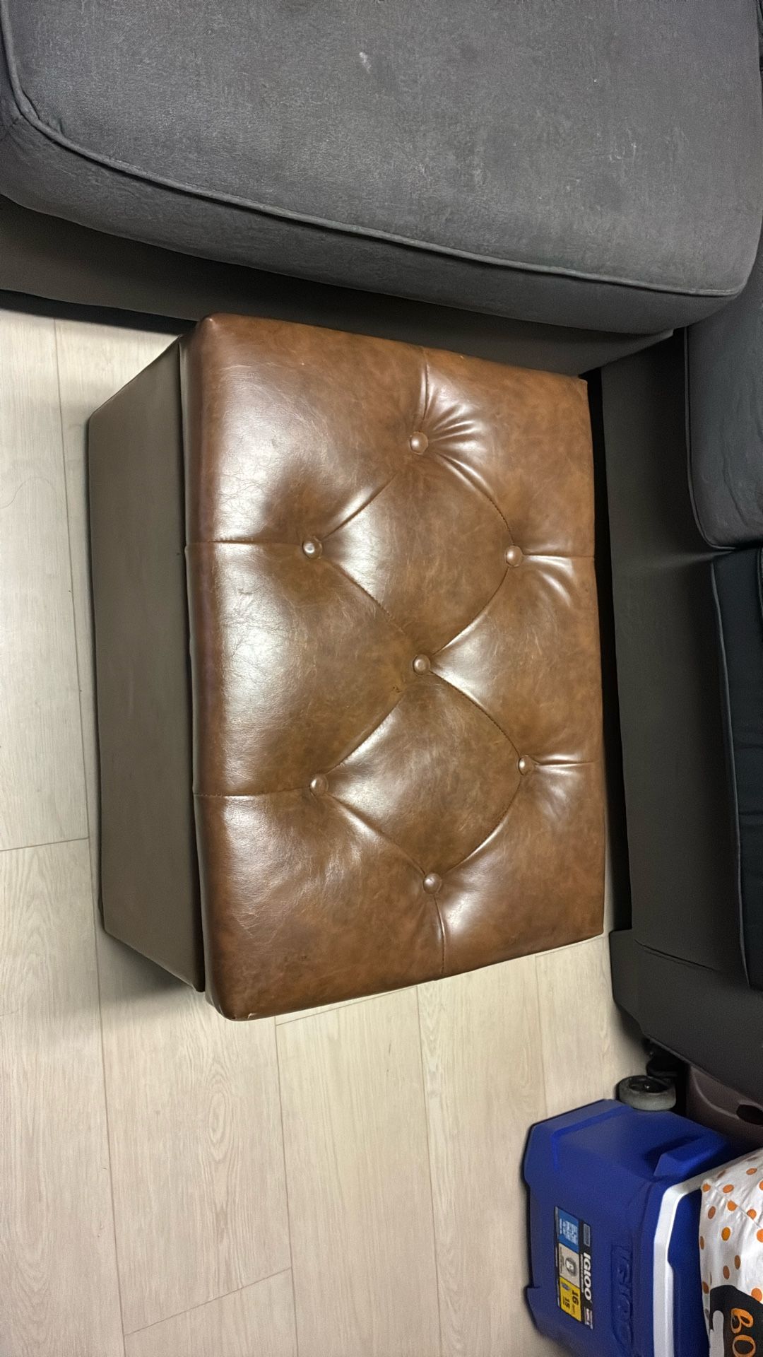 Brown Ottoman