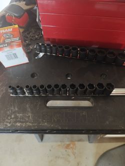 Icon 3/8 drive standard impact sockets