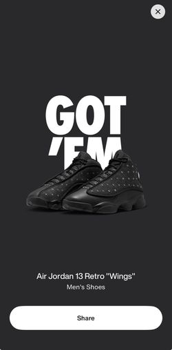 Jordan 13 wings Sz 12