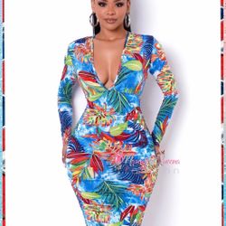 Into Nature Mini Dress