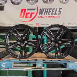 New OEF Wheels F036 1LE Camaro (20x11/20x10) (5x120) (+23 / +43) (Gloss Black) ($899/Set)