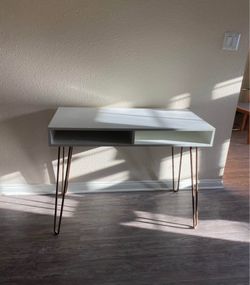 White desk