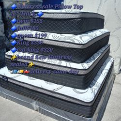 🟪New Mattress Pillow-Top 12"thick 🟪twin $145