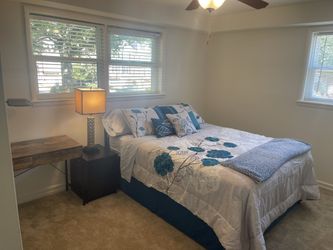 Queen Bed , Spring Box And Mattress 