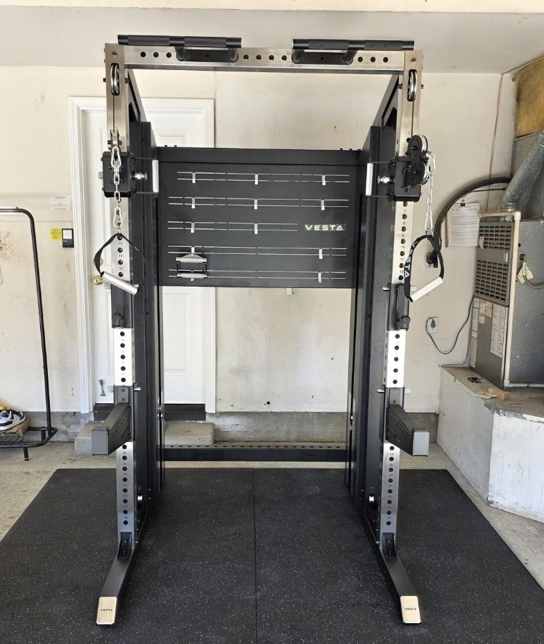 🔥NEW Vesta Pioneer 2in1 / Functional trainer / Squat Rack / 200lbs weight stack / Cable Machine / Gym Equipment / Commercial Grade/ FREE DELIVERY 🚛
