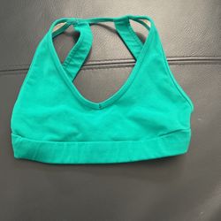 Jo And Jax Teal Dance Top/ Sports bra Child/ Youth Size 12-14
