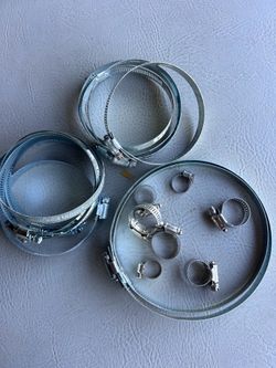 Assorted Stainless Steel Hose Clamps