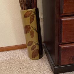 Ceramic Vase W/ Artificials