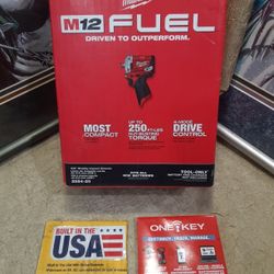 NEW MILWAUKEE M12 FUEL 3/8 IMPACT WRENCH 
