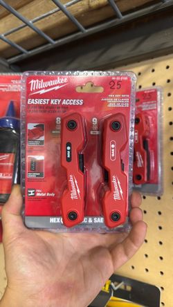 Milwaukee 17-Key Folding Hex Key Sets - SAE/Metric