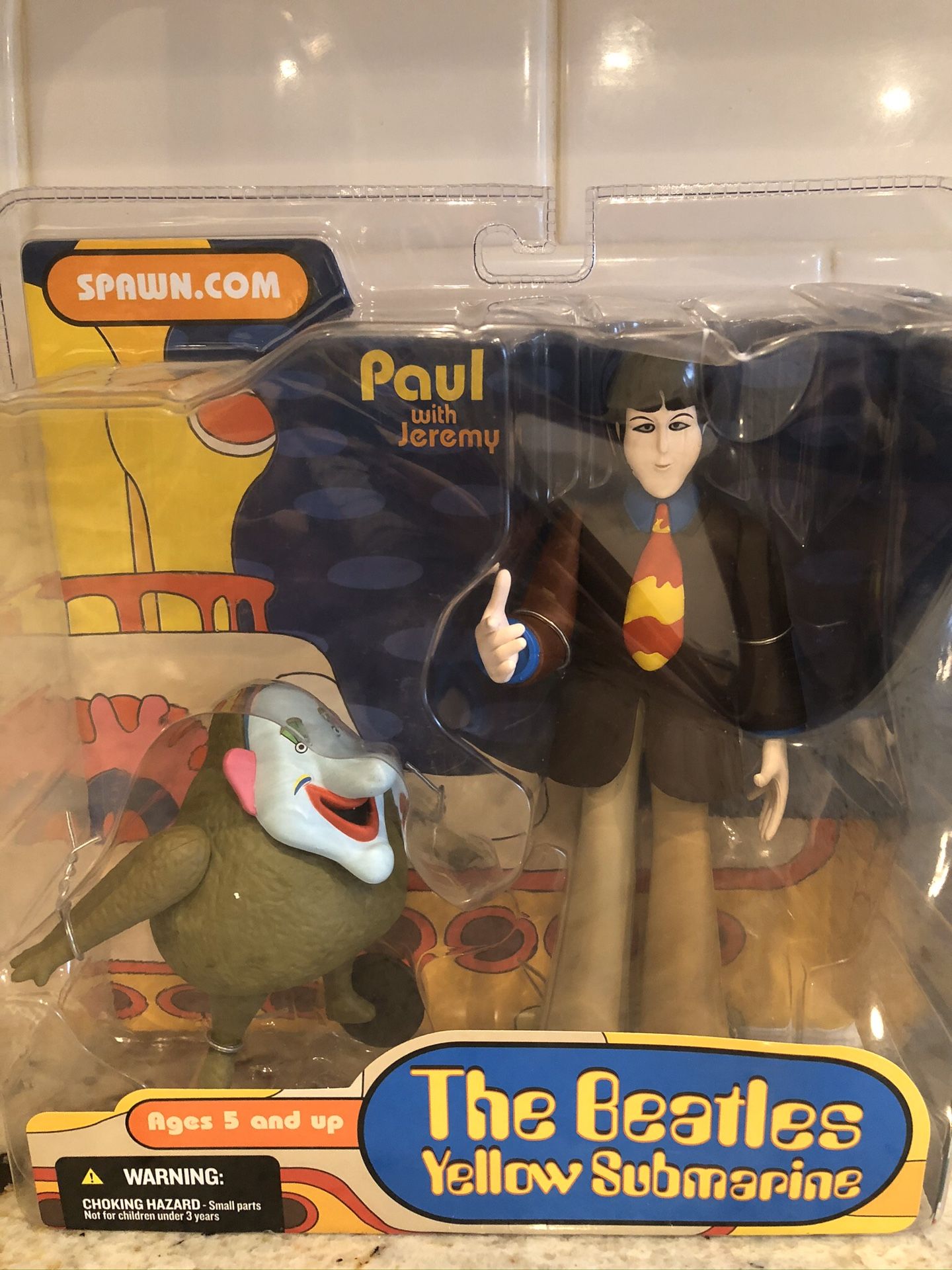 The Beatles 1999 McFarlane Toys Yellow Submarine figures/ Paul & Jeremy