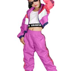 Lolanta Dance Jazz Track Suit Kids 14 90s Breakdance Costume / Traje De Baile Ninos 14