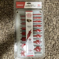 Diablo 16 pc spade bit set