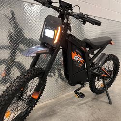 2400W Electric Dirt E-Bike, 37mph, Hydraulic Brakes, 25 Inch True Dirt Bike Tires 