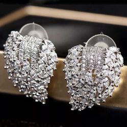 Sterling Silver Filled Studs Earrings Jewellery 