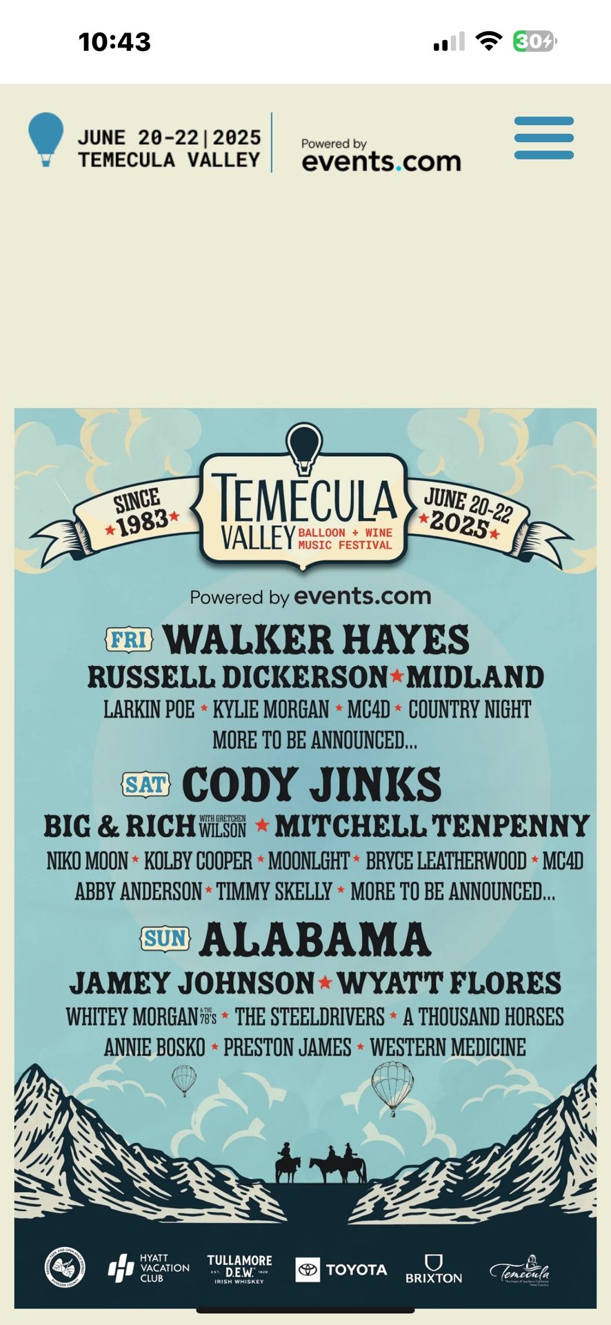Temecula Hot Air Balloon, Wine And Music Festival