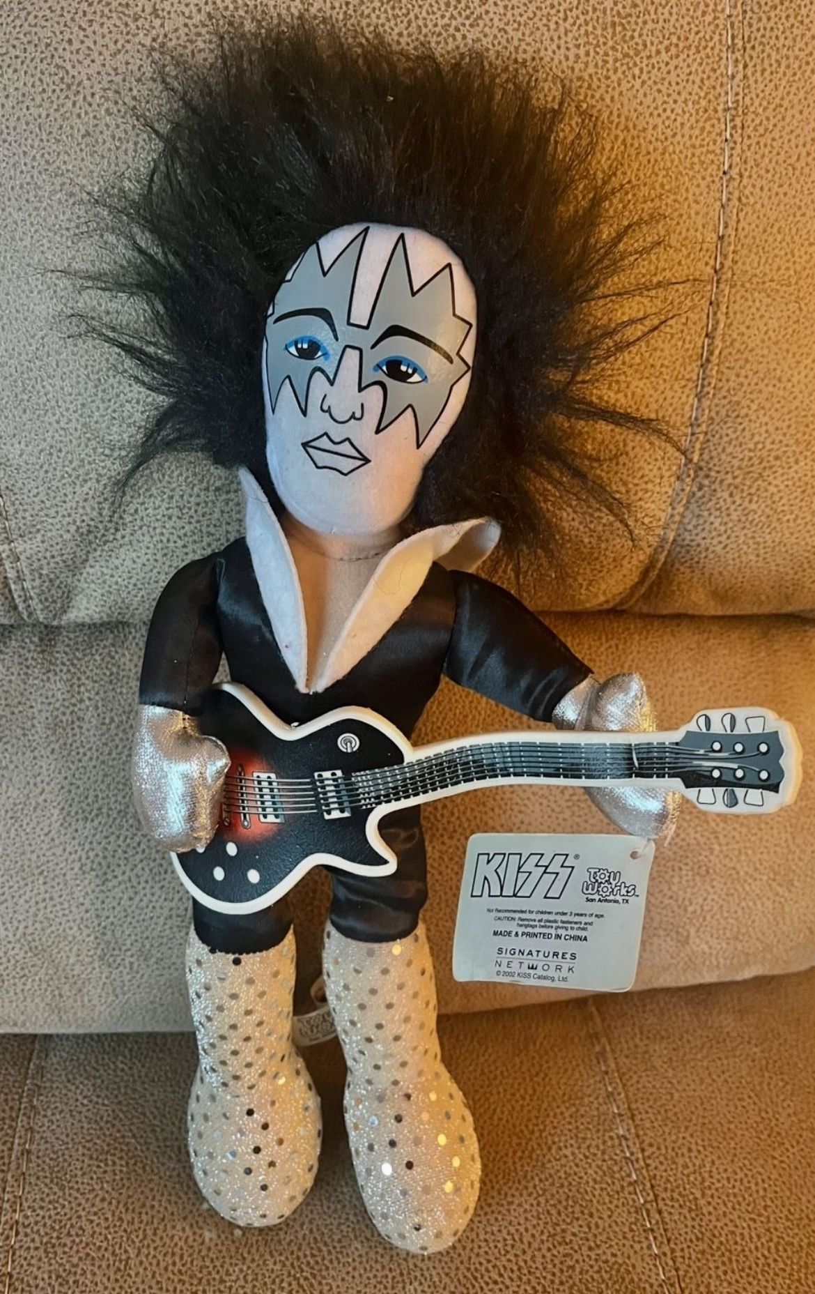 Ace Frehley And Gene Simmons 2002 KISS 16” Plush dolls. $45 Ea