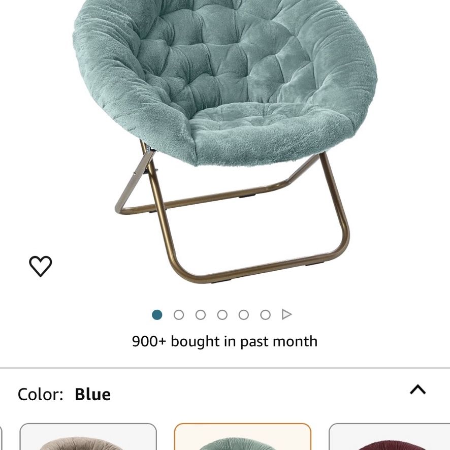 Cozy Chair/Faux Fur Saucer Chair 