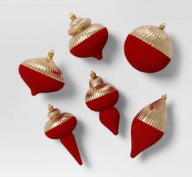 Wondershop 6-Count Christmas Ornament Set NEW!!