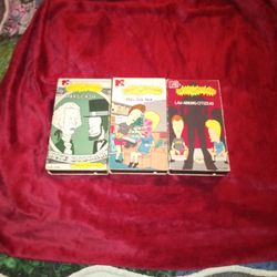 3 Beavis N Butthead Vhs 