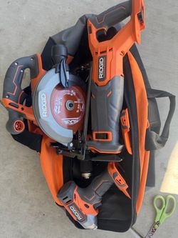 18v Rigid Tool set like new (No batteries)
