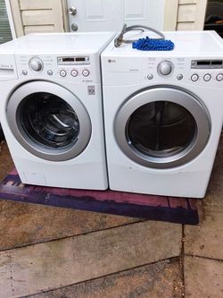 LG Front Load Washer and Dryer Set