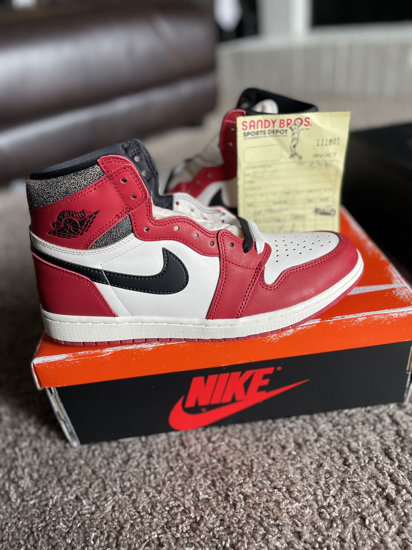 Lost And Found Air Jordan Nike 1 Sz 10.5 