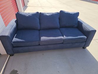 Blue couch